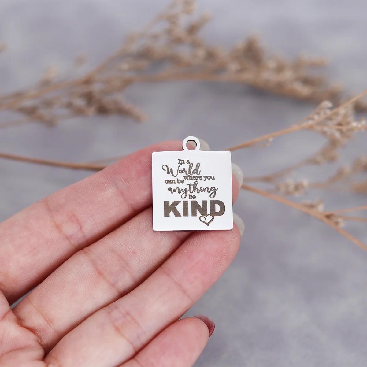 3 шт., прямоугольные подвески из нержавеющей стали для изготовления украшений