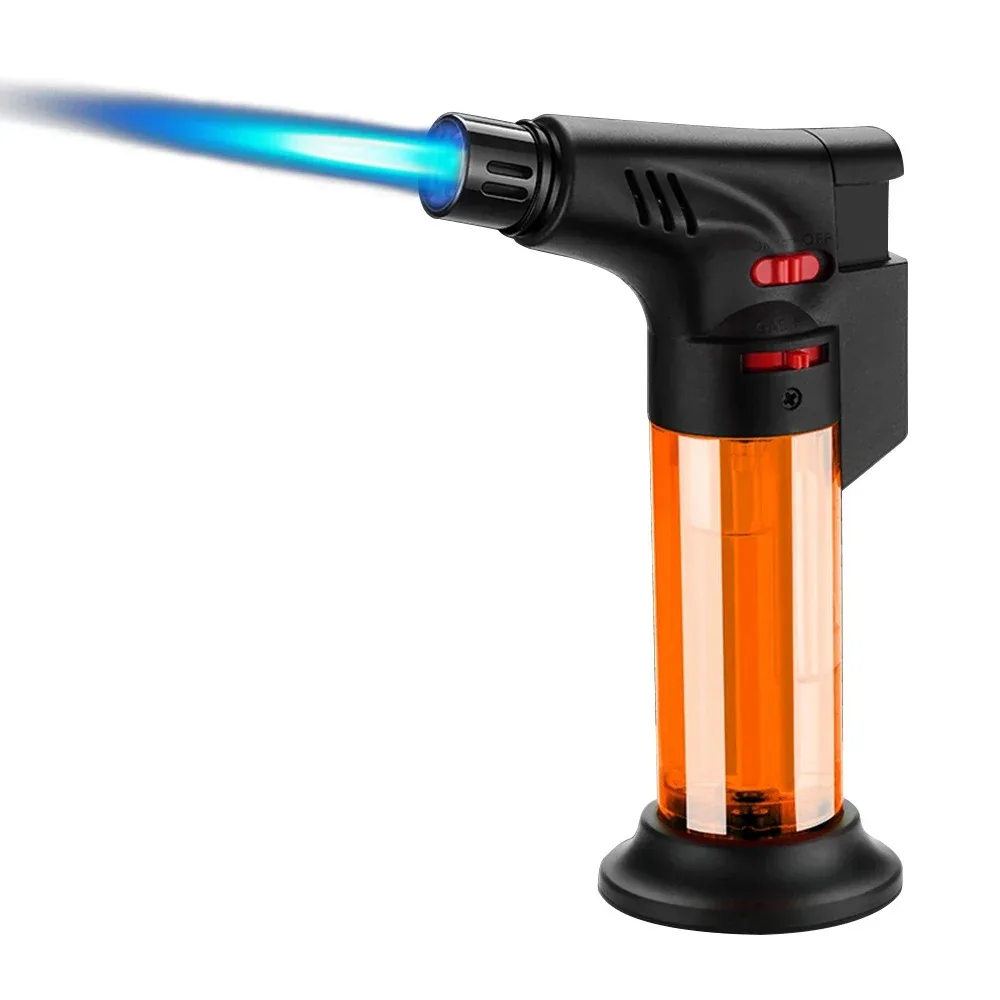 4-pack torch lighters, windproof lighters, butane gas lighters, smoke accessories, outdoor grilling tools 2025 New