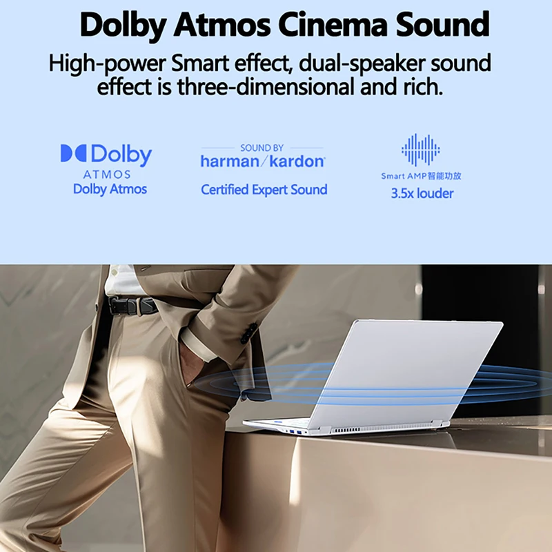 Laptop 14 inch dual touch screen Intel Celeron N5805 8GB RAM 2TB SSD, 4700mAh high-definition camera 1920 * 1200 portable 5