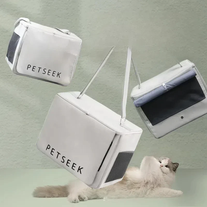 Cat Bag Portable Portable Large Capacity Pet Backpack Cat Bath Bag Dog Cage Cabin for Outings High-capacity