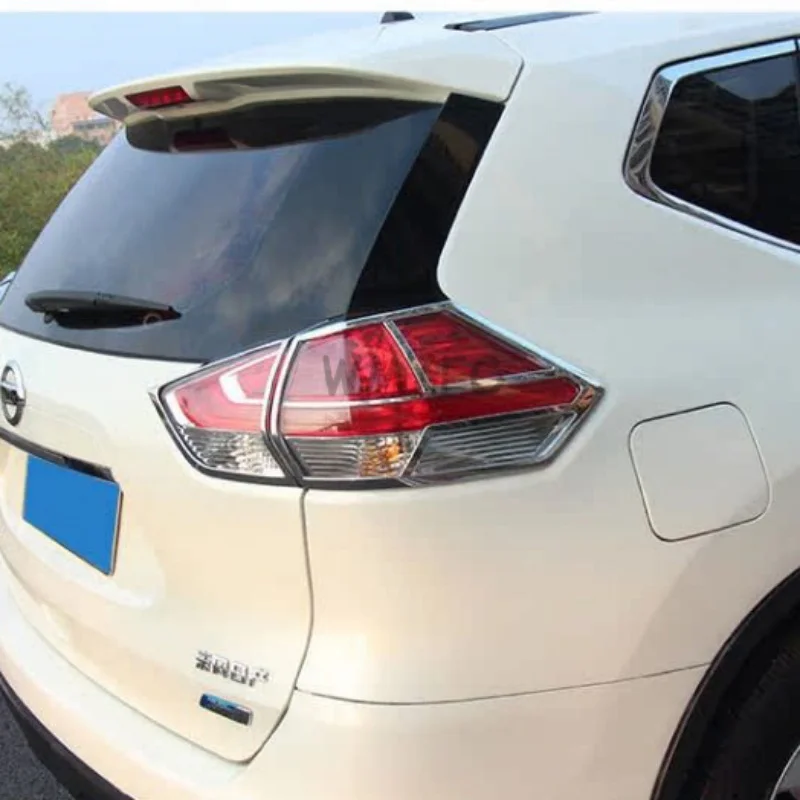 Rear light cover Tail lamp Trim XTrail X Trail ABS Chrome Decoration Car-Styling Accessories For Nissan X-Trail T32 2014 -