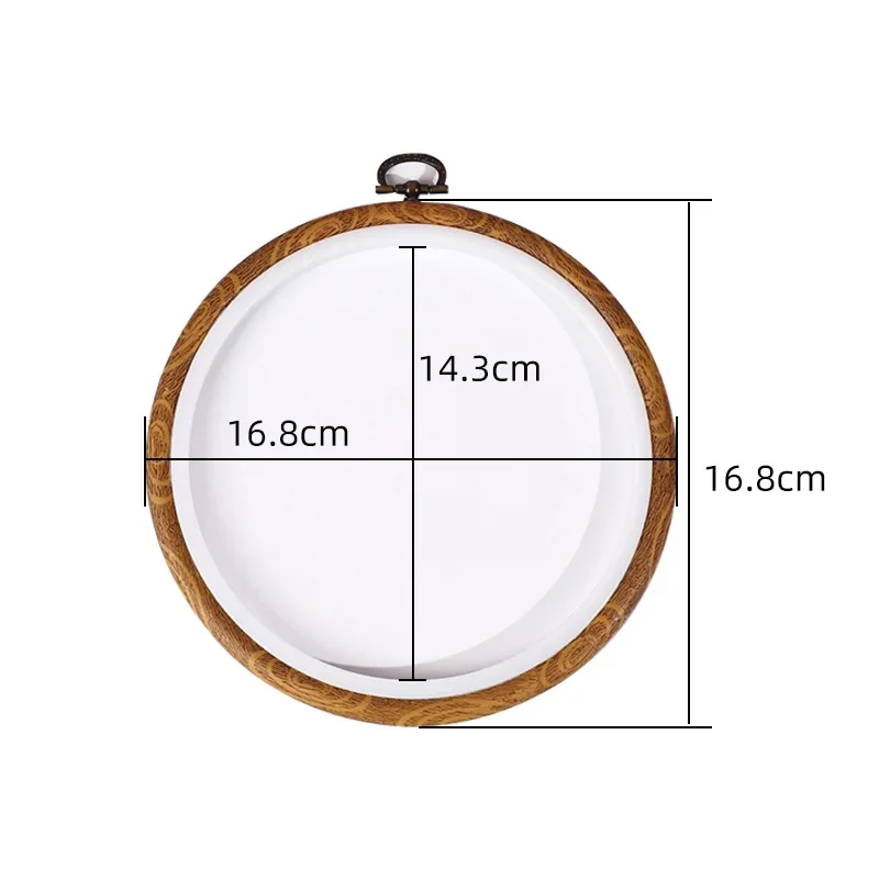 Embroidery Hoops Round Oval Square Cross Stitch Rack Plastic Embroidery  Hoop Frame Rings for DIY Cross Stitch Sewing Craft Tools