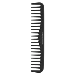 Black Wide Tooth Professional Hair Cutting Comb for Men - Salon - Grade Carbon Barber Tool (A)