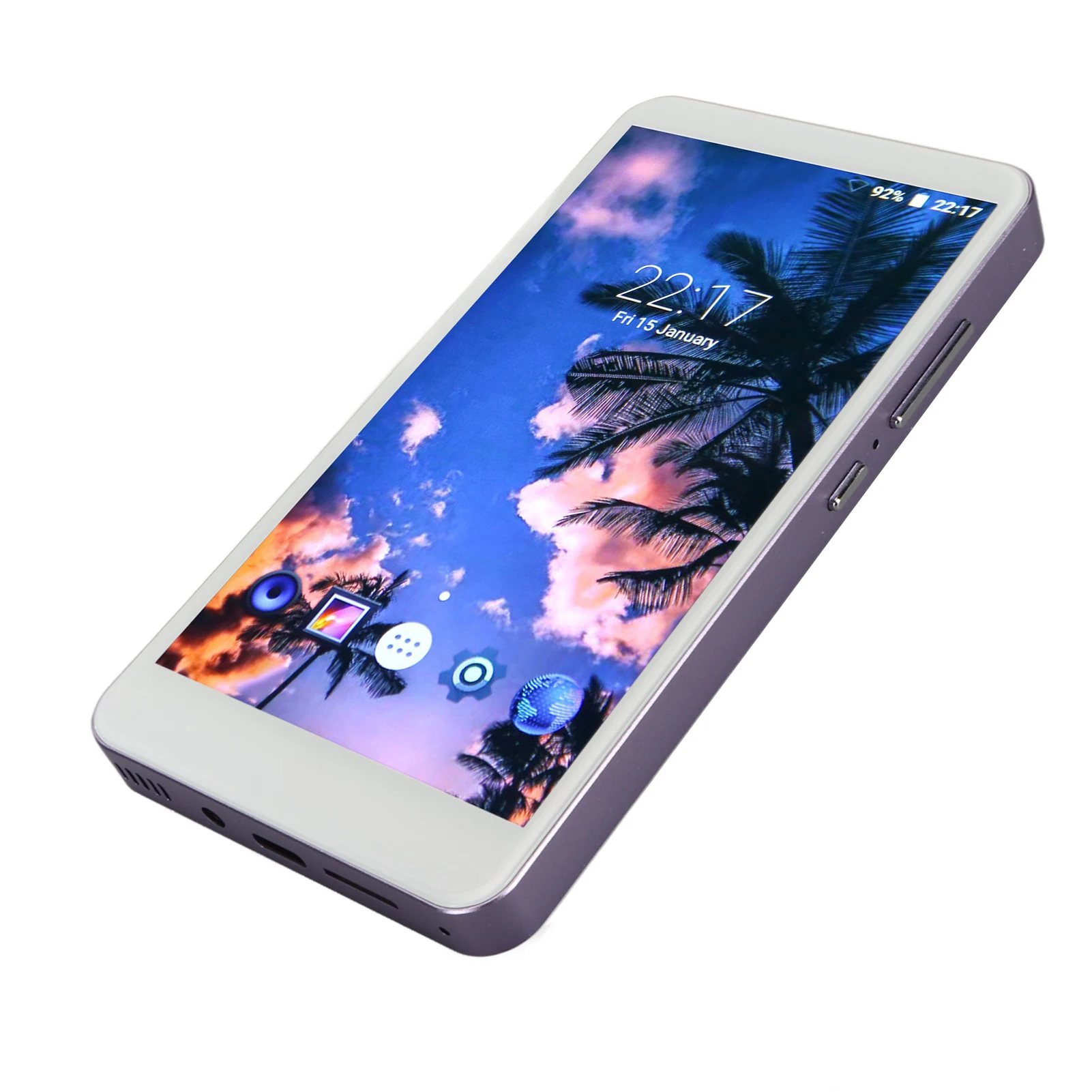 Music Player Noise Reduction MP4 Player 2200mAh 5.0 Inch Full Touch HD Screen Support Photo with Bluetooth and WiFi for Travel