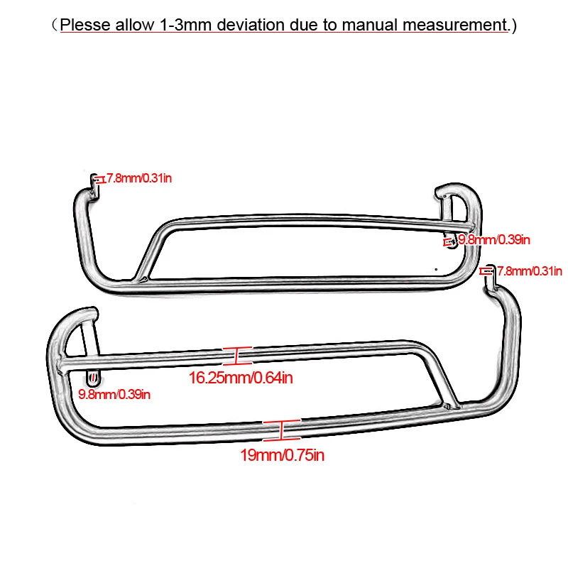 Barra Paraurti Protezione Serbatoio Per BMW R18 / R18 Classic 2020-2023 - Acciaio, Argento, Con Viti Di Montaggio