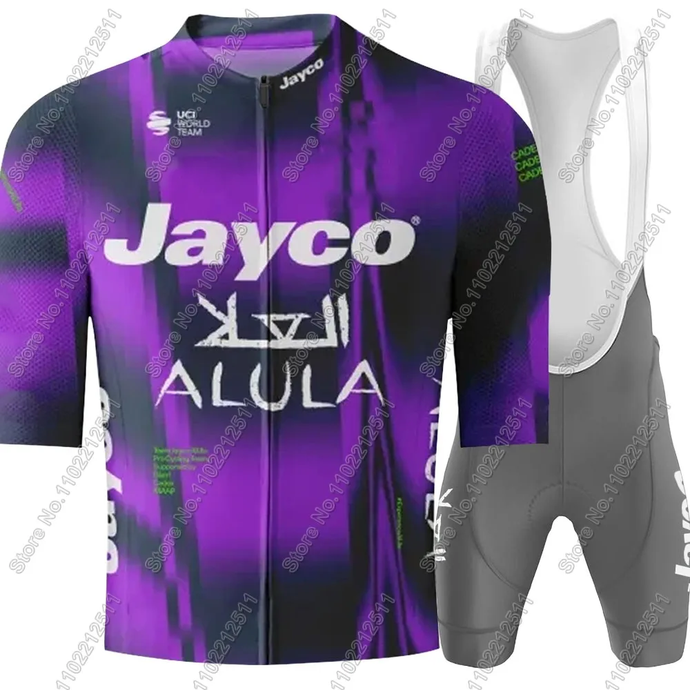 Jayco Alula 2025 Team Cycling Jersey Set Mens Australia Short Sleeve Clothing Road Bike Shirts Suit Bicycle Bib Shorts MTB Wear 3