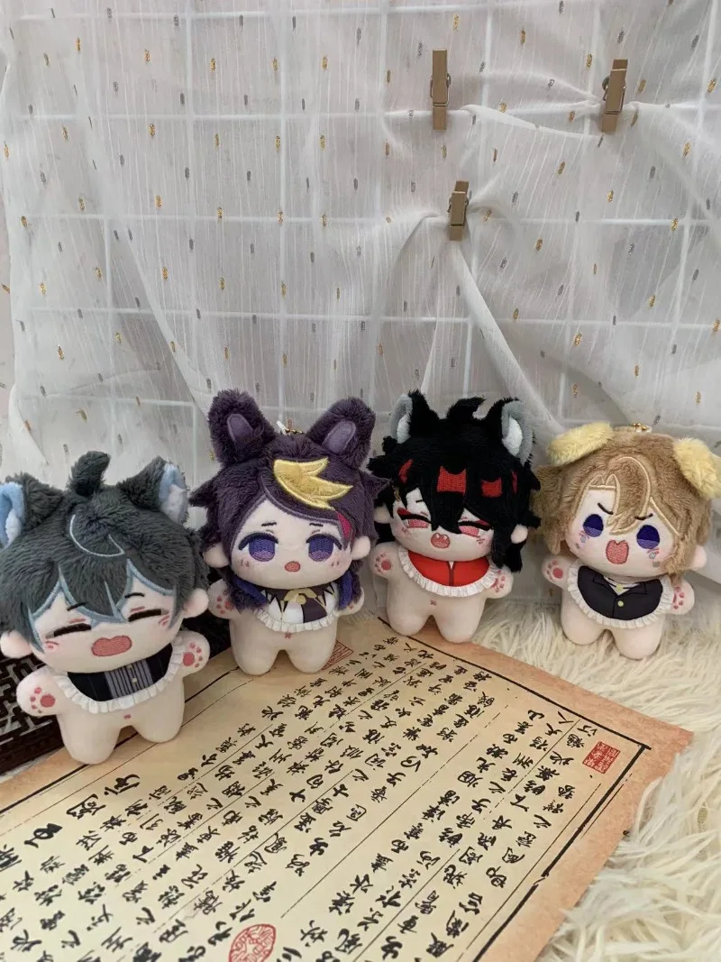Фото 10 см аниме Luxiem VTuber Косплей Mysta Ike Vox Luca Shu Очаровательная плюшевая кукла мультяшный кулон ранец брелок Рождественский подарок №1
