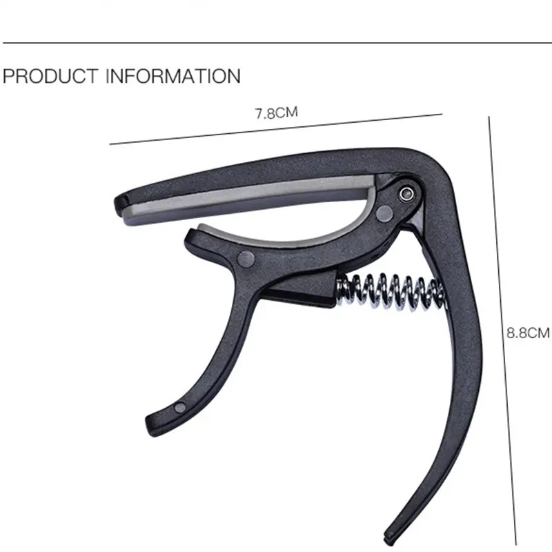 Plastic Guitar Capo for 6 String Acoustic Classic Electric Guitarra Tuning Clamp Musical Instrument Accessories
