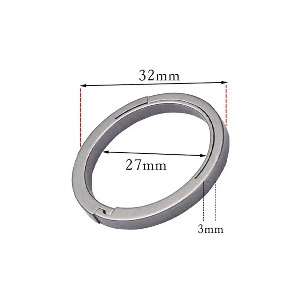 Premium Titanium Alloy Key Rings - Super Lightweight and Durable, Creative Gift