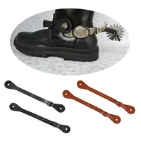 2 Pack Durable Equestrian Adjustable British Boot Straps Premium Women Men Spur Straps for Horse Riding Accessories 1
