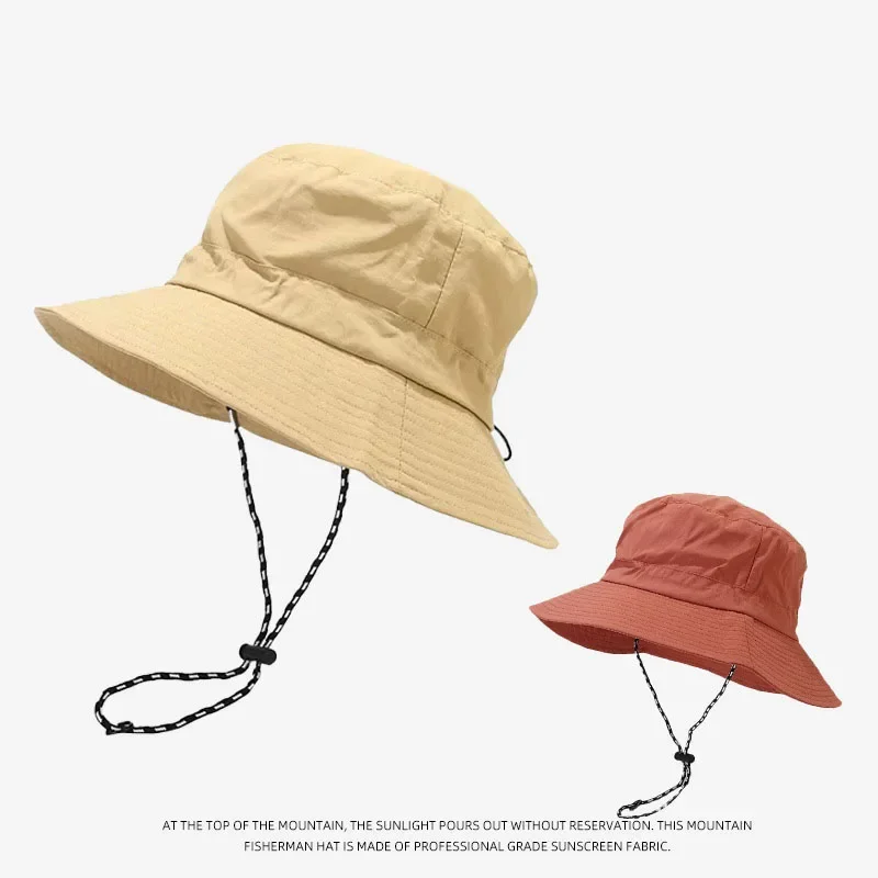 Quick Drying Fisherman Caps Women Men Outdoor Sun Anti-UV Protection Panama Hats Waterproof Camping Foldable Bob Bucket Sunhats