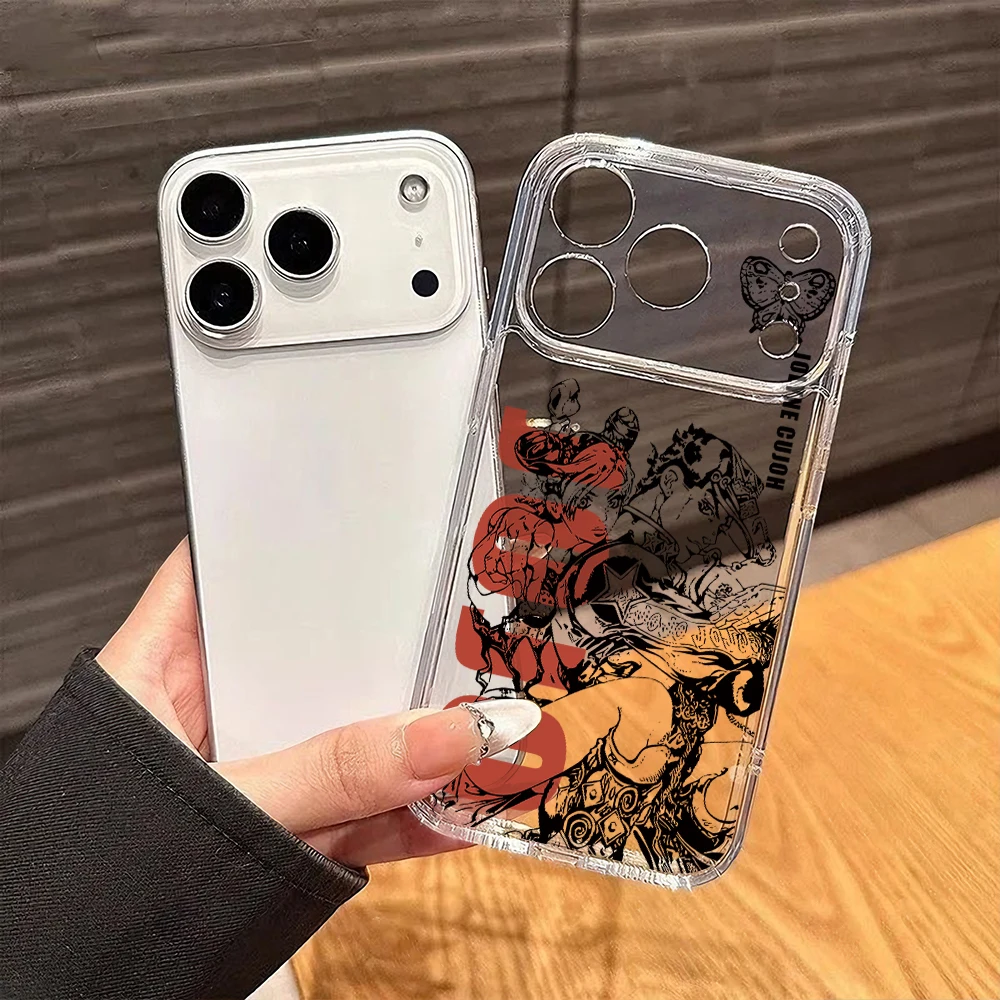 JoJo Bizarre Adventure Soft TPU Transparent Phone Case