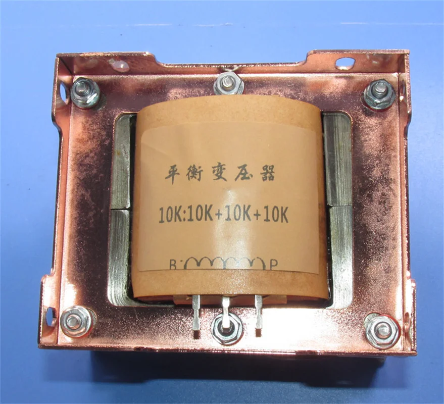 

10K:10K Signal Transformer Wide frequency response Large Dynamic 4C Amorphous One Input and Three Output, One for Three