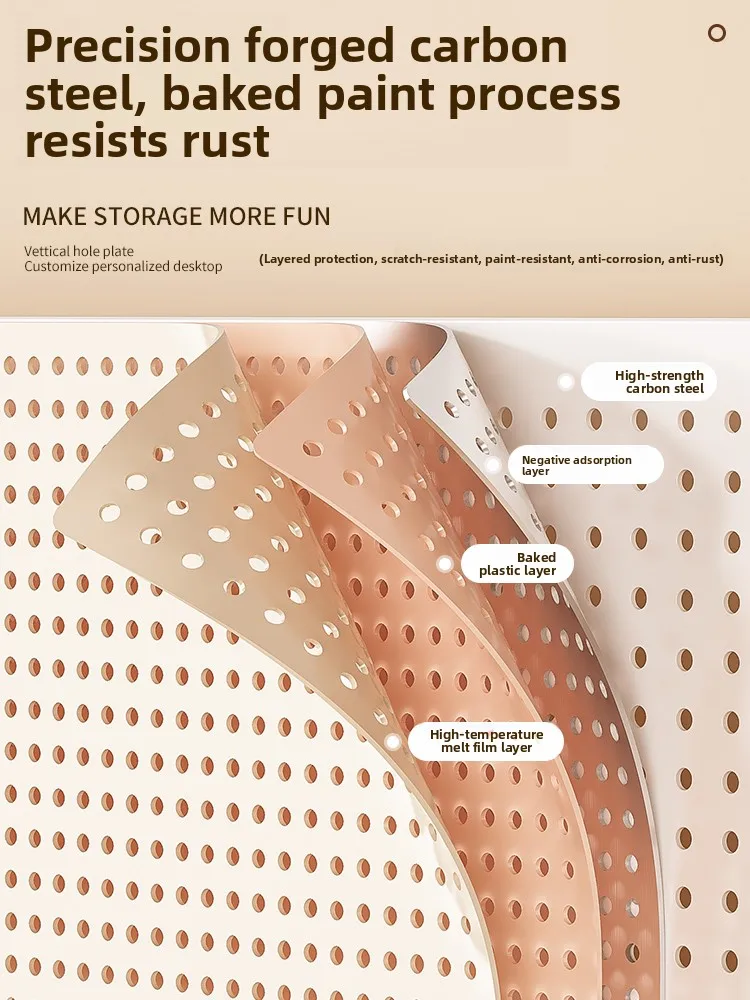 Desktop Hole Board Bookelf Office Desk Organizer Stand Sle Metal Material No Drilling Required Simple Design Student Desk...