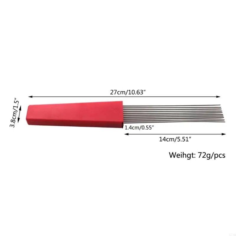 X7JD Steel Percussion Instruments Guiro Scraper Latin Percussion Comb Scraper