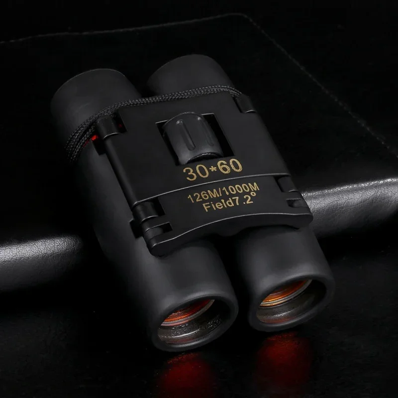 30x60 HD Professional Binoculars Highs Definition Power Foldable Telescope Trips Child Outdoor Bird Watching Camping Props Gift