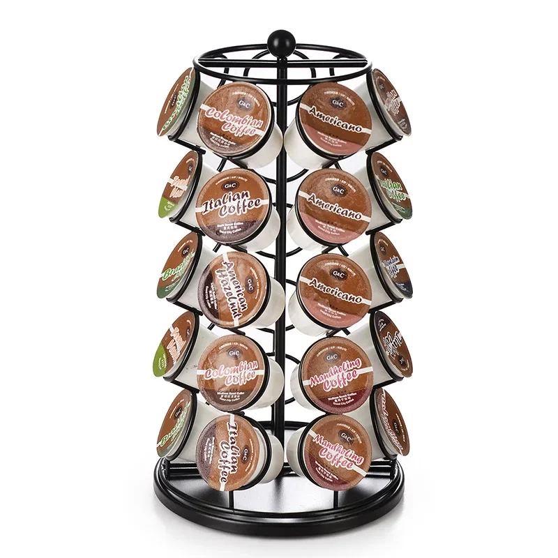 Coffee Capsule Stand Storage Shelves Rack 36Cups For Nescafe Dolce Gusto  Capsule Holder Metal For Dolce Gusto Pods Holder