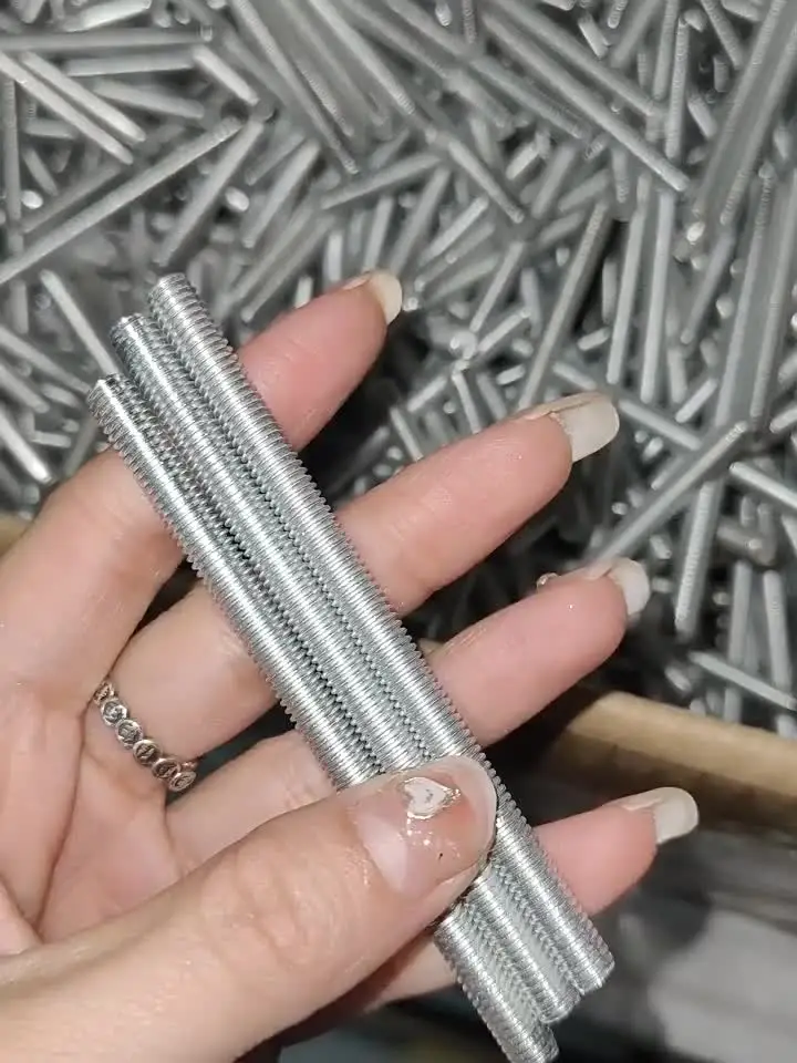 3 Pezzi Barra Filettata M8 X 300 Mm, Asta Filettata M8 In Acciaio - Foto 8