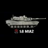 2.4G 1239MM Henglong 1/8 Scale Full Metal RC Battle Tank USA M1A2 Abrams RTR 3918 Battery Heavy Duty Model Toy TH16994 5