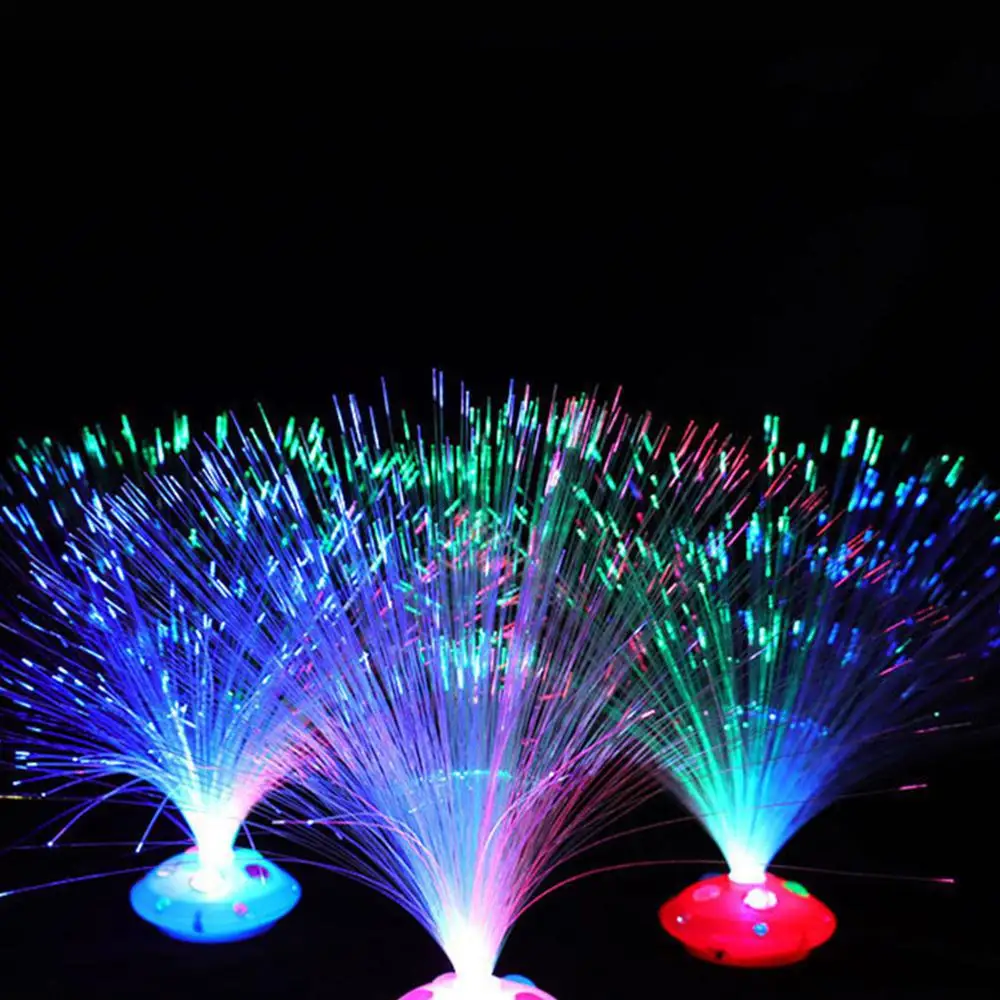 Description Picture 2 of itemColored LED Fiber Optic Light Night Lamp Holiday Christmas Wedding Decoration Stars Shine In The Dark Kids Toys Nighting Lamps