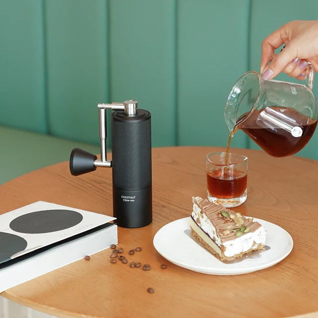 TIMEMORE Chestnut C3ESP PRO Manual Coffee Grinder Capacity 25g Hand Adjustable Steel Core Burr Send Cleaning Brush 6