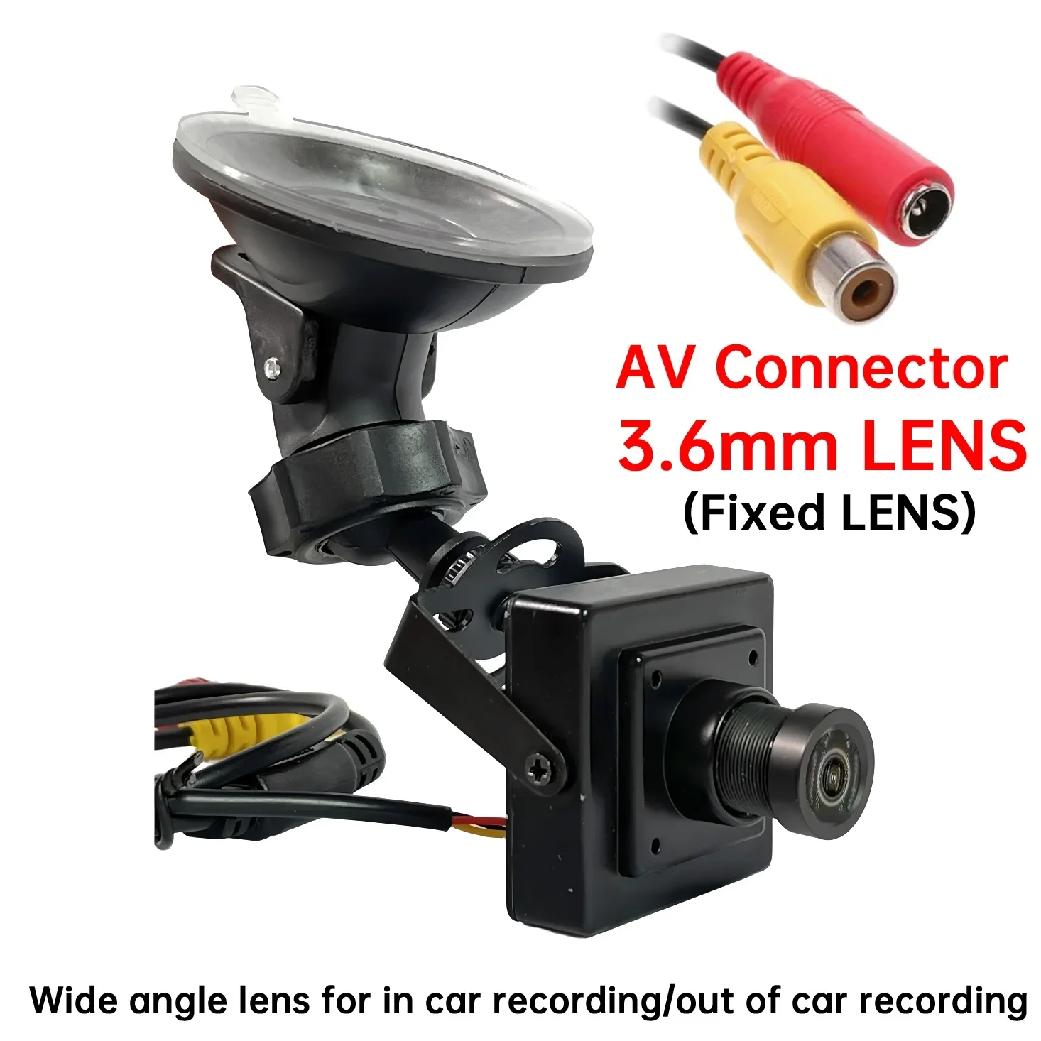 Mini Overtak Camera Analog Suction Cup Set 1200TVL HD 16mm 35mm Blind-Spot Helper For Overtaking Car Specific Right-hand Drive