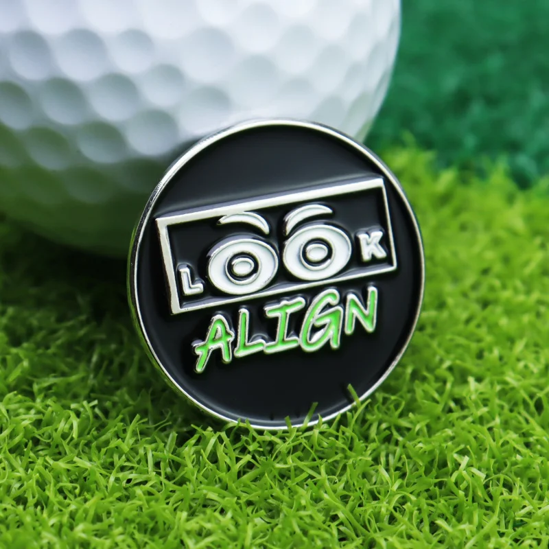 【 New 】 New creative metal enamel ball marker with golf accessories