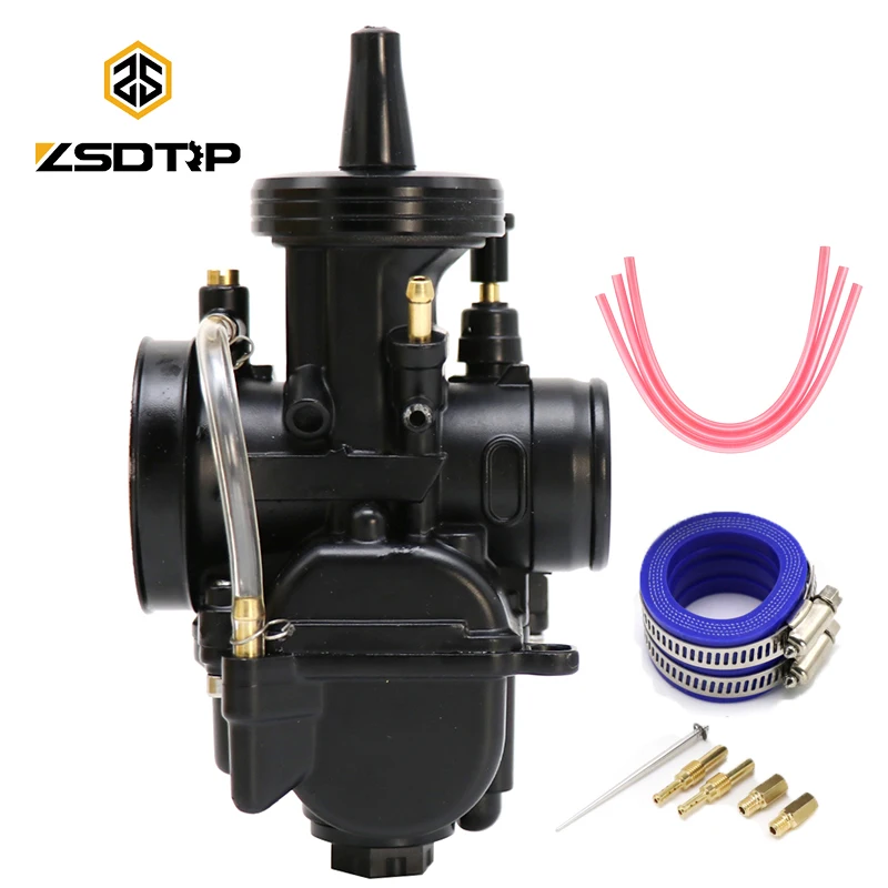 

ZSDTRP PWK 21 24 26 28 30 32 34 мм МОТОЦИКЛ КАРБЮРАТОР 4T системы двигателя с адаптером питания