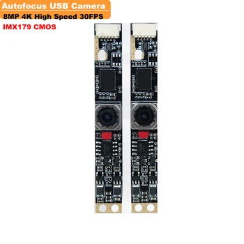 CMOS Imx179 Modulo fotocamera USB con messa a fuoco automatica 8MP 62*9mm FOV 76 gradi 2K ad alta risoluzione senza distorsione per modulo di riconoscimento facciale