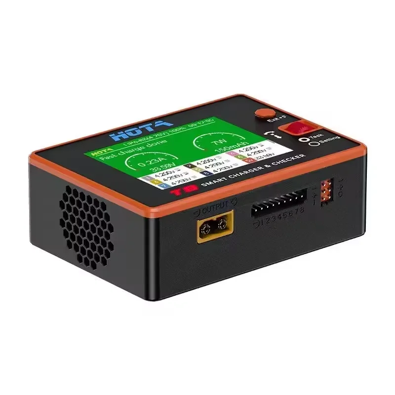 Chargeur intelligent HOTA T8 650W 22A XT60 1-8S avec vérification