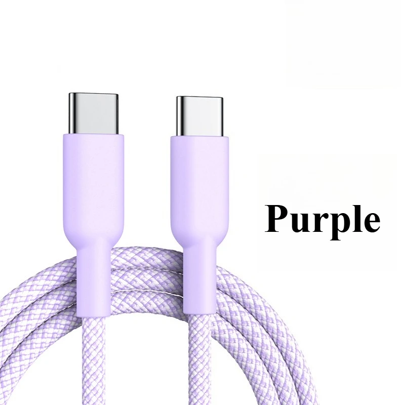 ตัวเลือกสินค้า สายชาร์จ Type-C รองรับ PD 60W ชาร์จเร็ว ถ่ายโอนข้อมูลได้