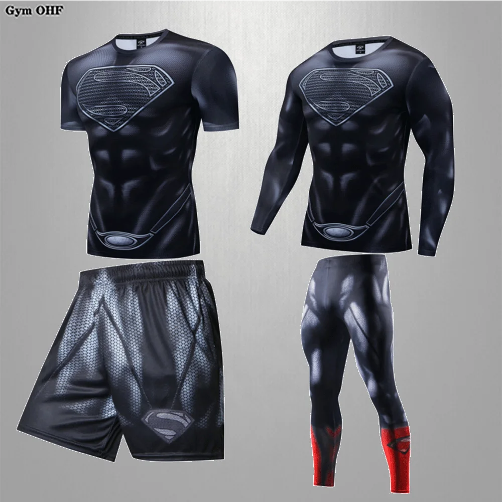 

Новинка, футболки 3D MMA, мужские комплекты, боксерская тренированная одежда, костюм Bjj Gi Rashguard Muay Thai MMA, шорты, тренировочная Спортивная одежда для бега