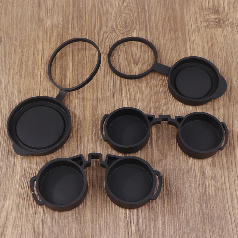 Binocular Protective Rubber Lens Caps - Eyepiece and Objective Lens Covers