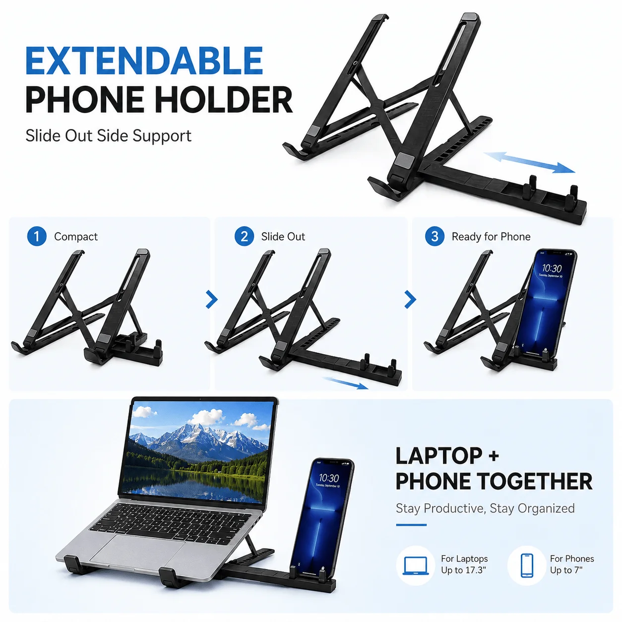 Foldable Ergonomic Cooling Stand