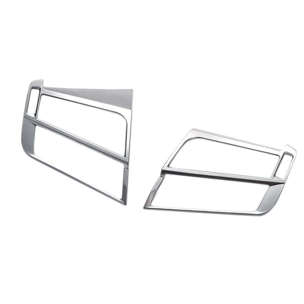 2Pcs Car Side Air Condition Cover Trim Air Vent Frame Cover Trim Per Bmw X5 X6 F15 F16 2014-2018