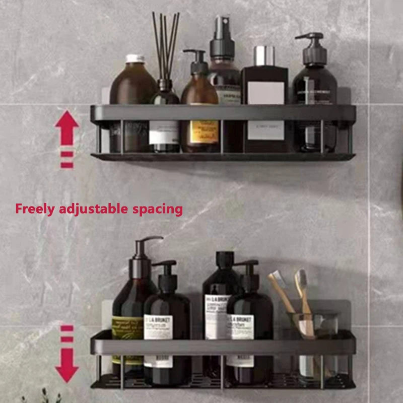 Description Picture 5 of itemBathroom Shelves Wall Amount Shower Shelf Bathroom Organizer Cosmetic Shower Shelves Storage Holder Bathroom Accessories Set