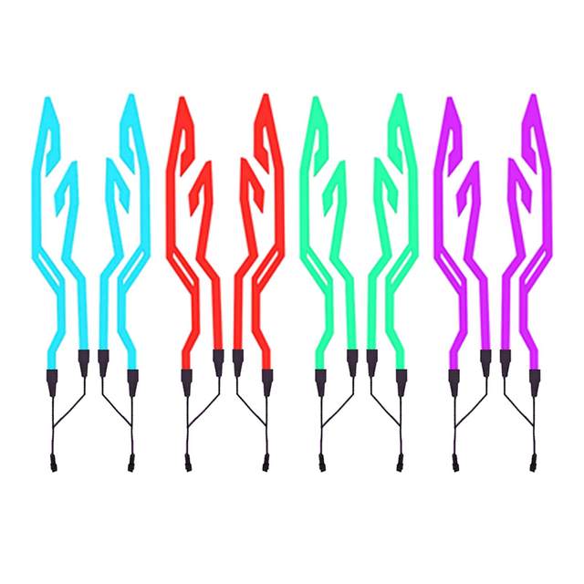 Motorcycle Helmet LED Light Strip Motorcycle Helmet Light Gifts Easy