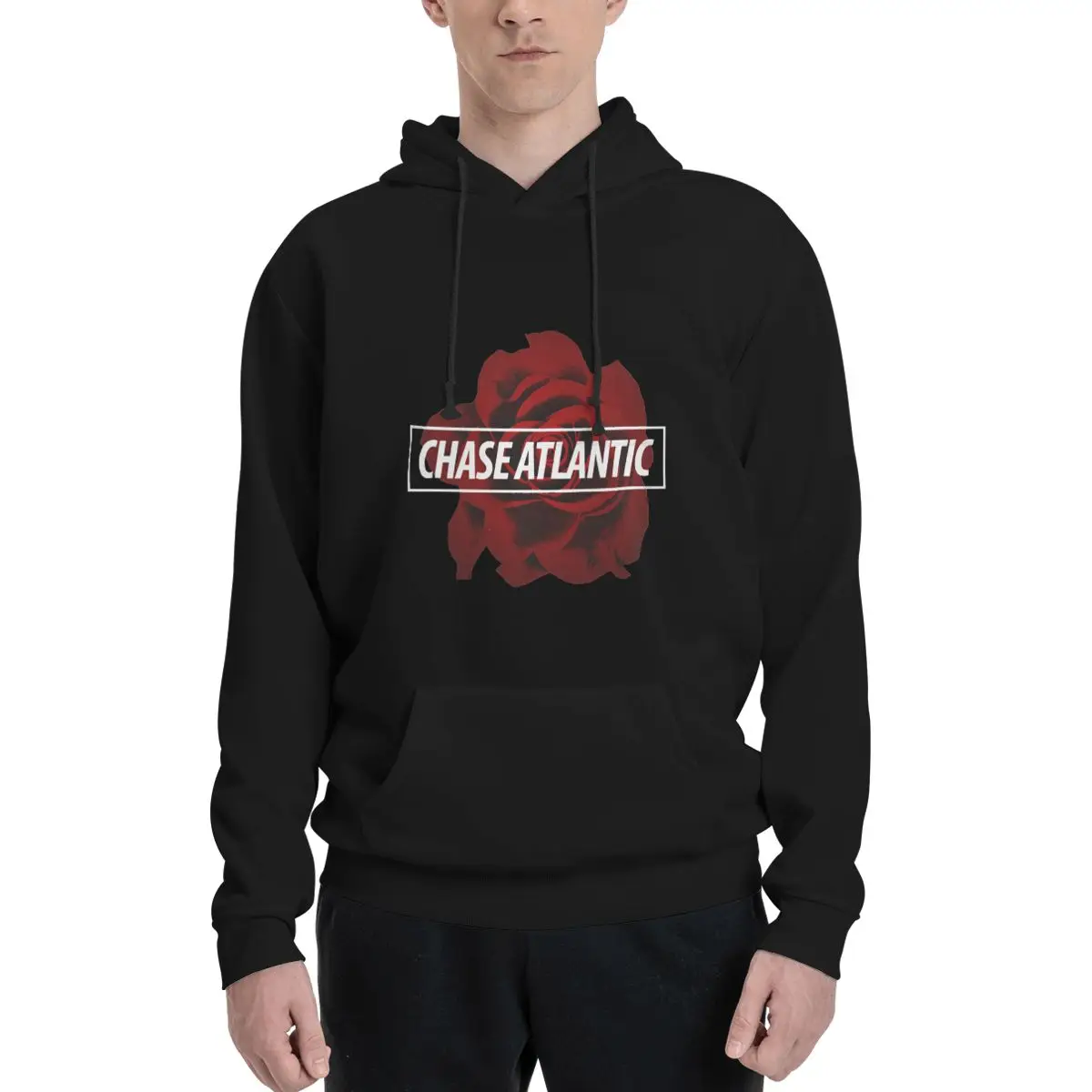 

Chase Atlantic Rose Logo Pullover Hoodie men clothing men wear autumn jacket men fashion men new in hoodies & sweatshirts