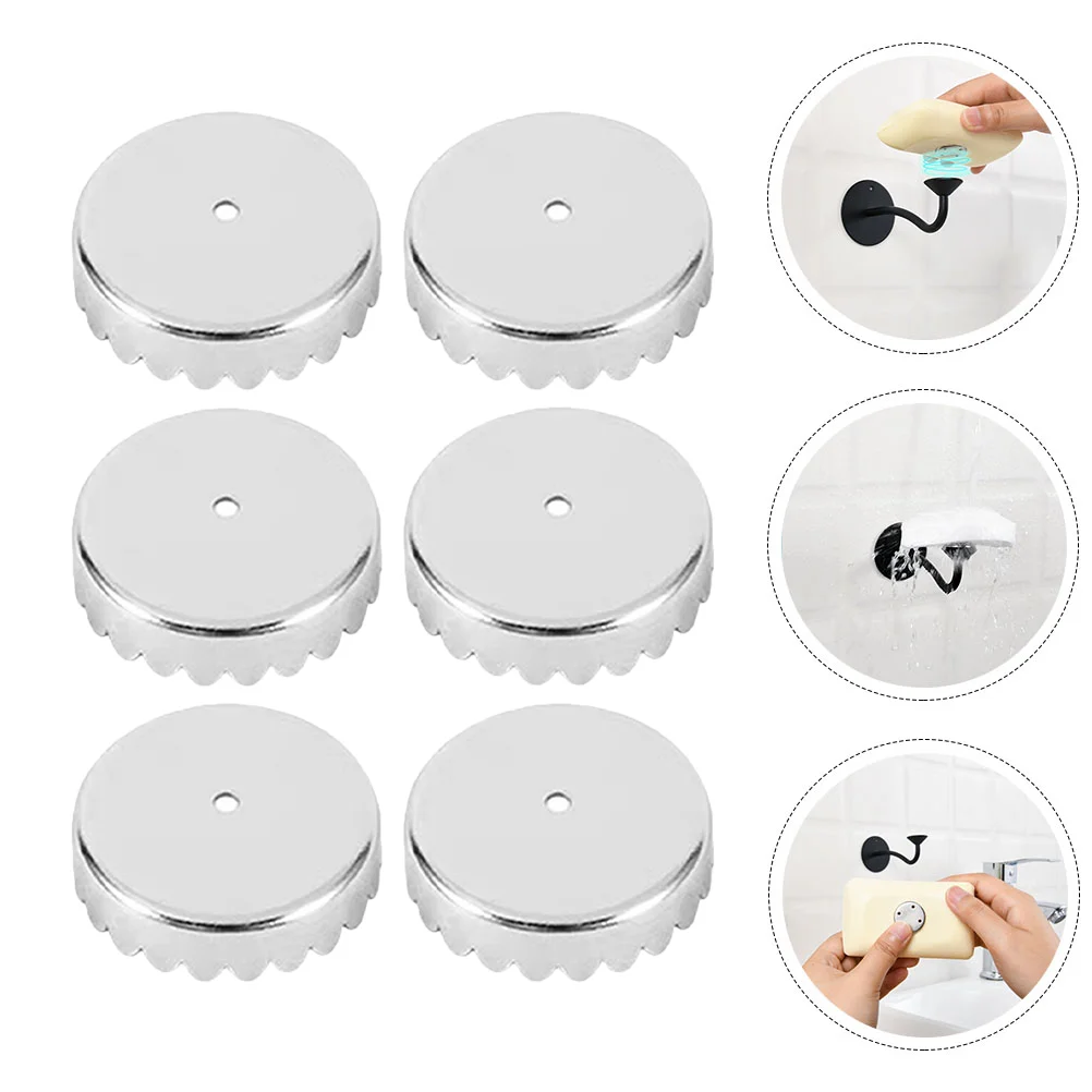 

Stainless Steel Soap Holder Caps Soap Drain Rack Caps Bathroom Wall Mounted Magnetic Suction Soap Box Drain Rack Cover