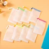 5pcs Soap Bag Soft for Shower, Soap Pouch Saver with Drawstring for Foaming and Drying,Hangable - Color Random 1