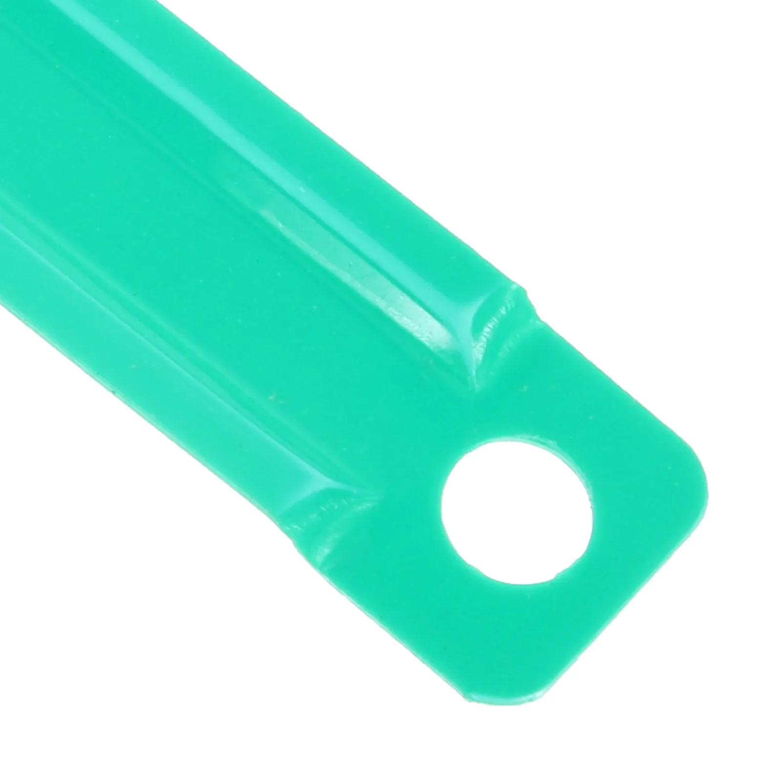 100개 부드럽게 광택 처리된 플라스틱 철제 바인더 스파인 클립, 루즈리프 노트북 DIY 플래너 종이 바인딩 메커니즘 스파인 인서트용