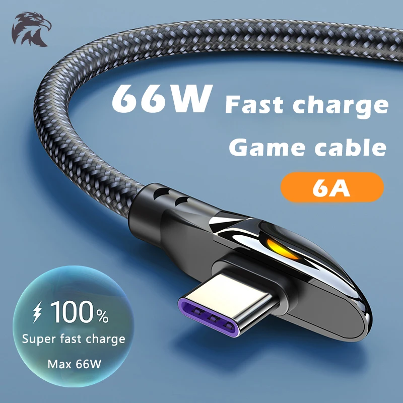 PD 66W 6A USB A to C타입 고속 충전 케이블, 엘보 C타입 데이터 케이블, 샤오미 삼성 화웨이 아너 원플러스 휴대폰 액세서리 Best Top5 PD 66W 6A USB A to C타입 고속 충전 케이블, 엘보 C타입 데이터 케이블, 샤오미 삼성 화웨이 아너 원플러스 휴대폰 액세서리 Best Top5