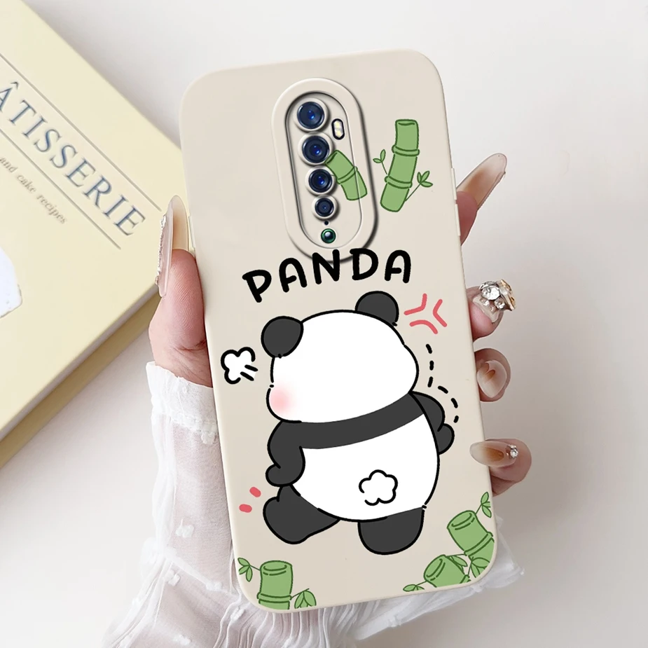 Cute Panda Cartoon Soft Silicone Phone Case - Durable Bumper Cover