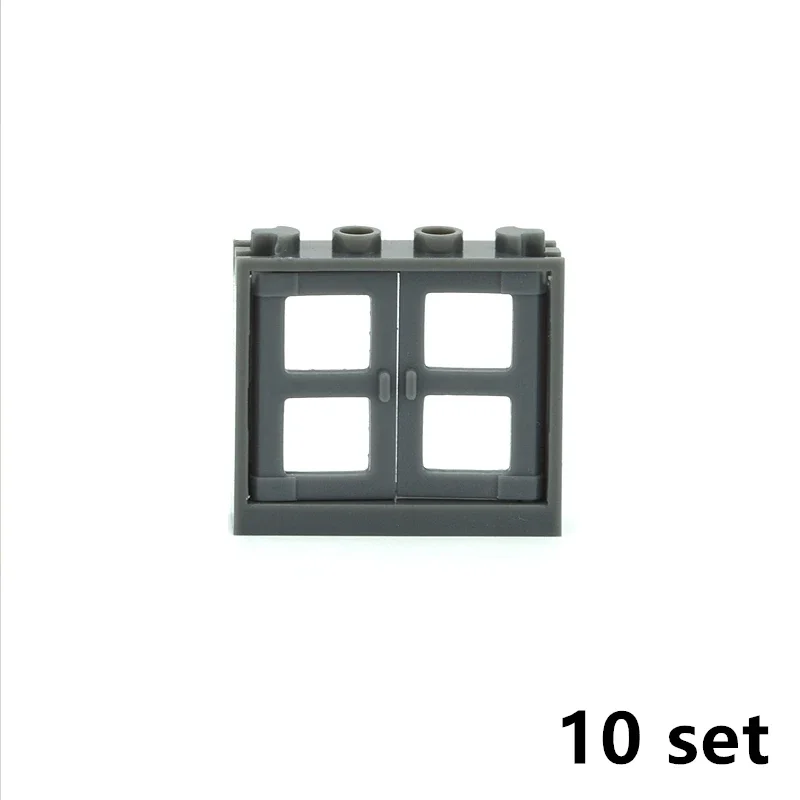 DIY City Friends House Building Blocks Set with Fence, Stairs, Ladder, Gate, Door, Window, and Garden Figures