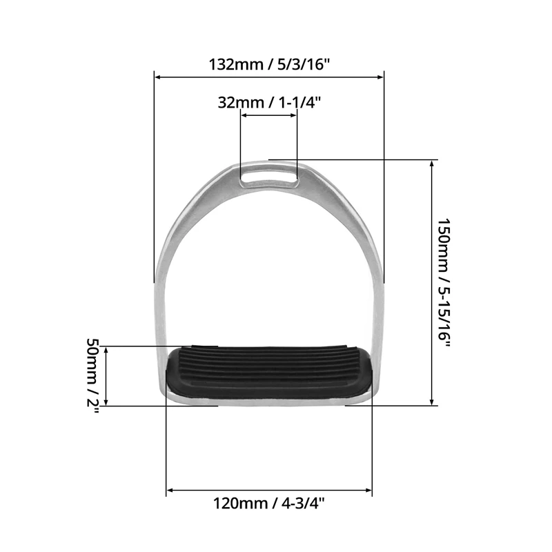 1 Pair Horse Riding Stirrups Equipment Hight Quality Safety Riding Protection Saddle Knee Ankle Stress Pain