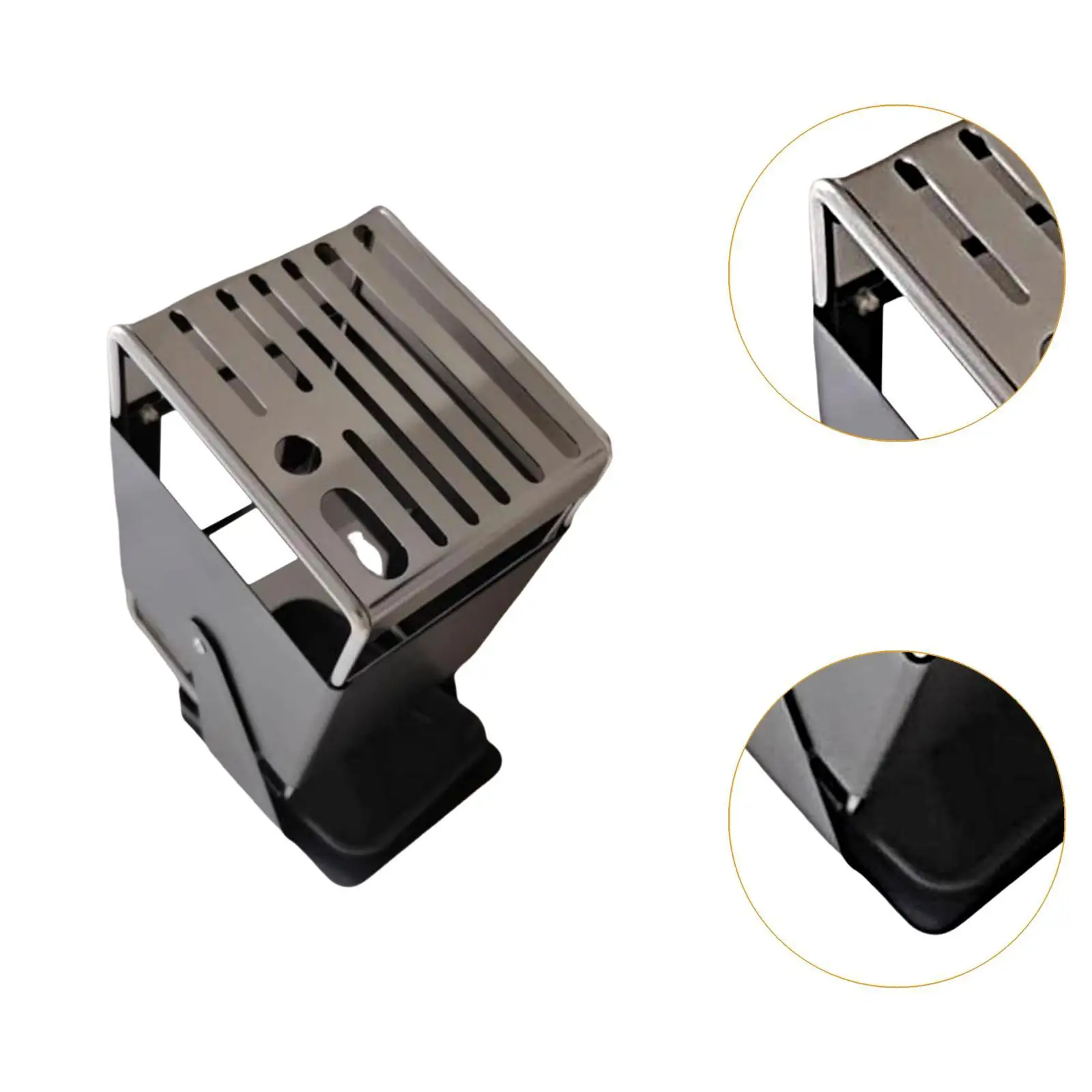 Block Kitchen Holder Modern Easy to Clean Rustproof Non Slip