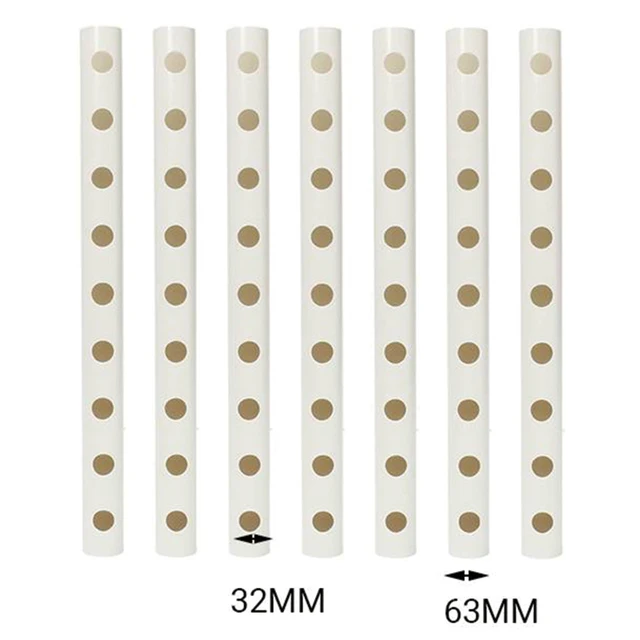 Hidroponikus Termesztési Rendszer Pvc Vízellátó Cső 9 Lyukkal, 78 Cm * 63 Mm - Image 2