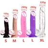 Realistic Dildo Cock With Suction Cup For Women TPE Anal Butt Plug Huge Big Fake Penis Masturbator Sex Toys Private 4 Sizes 1