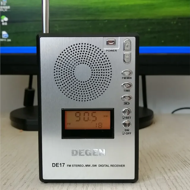 DEGEN DE17 デジタルDSP ポケット短波ラジオ ポータブルBCL受信機 FMステレオ/AM/SW ワールドバンドレシーバー 225 DEGEN DE17 デジタルDSP ポケット短波ラジオ ポータブルBCL受信機 FM