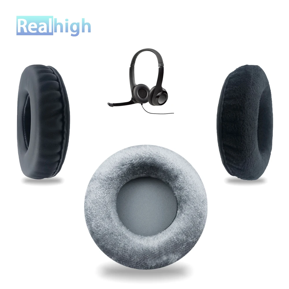 Realhigh Replacement Earpad For Logitech H340 H330 H390 H600 H609 Headphones Thicken Memory Foam